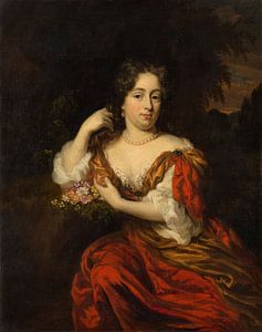 Porträt von Catharina Dierquens, Nicolaes Maes