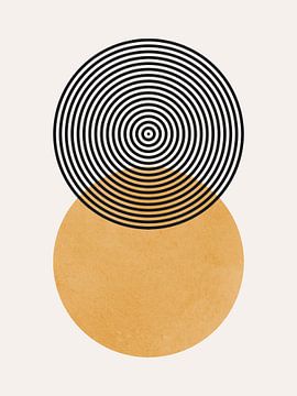 Lijnen en cirkels 6 van Vitor Costa