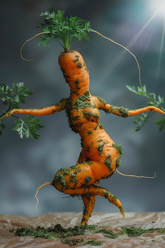 The dancing carrot by Harry Cathunter