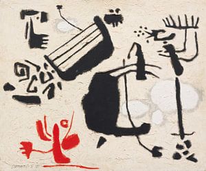 Willi Baumeister - Schwarze Bewegung (1950)