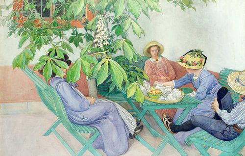 Carl Larsson,Onder de kastanjeboom