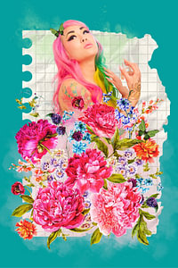 The scent of flowers