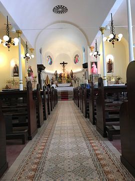 Curacao kerk by Herman  Hannewijk