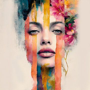 Woman of colour by Marijke Trienekens