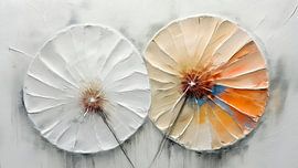 Abstrait moderne de pissenlits