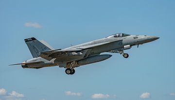 Take-off U.S. Navy Boeing F/A-18E Super Hornet. van Jaap van den Berg