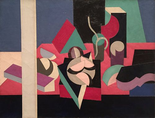 Patrick Henry Bruces - Voorwerpen op een tafel (ca. 1920-21)