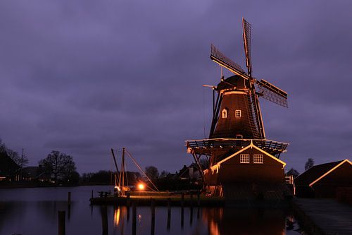 Houtzaagmolen de Jager Woudsend Friesland
