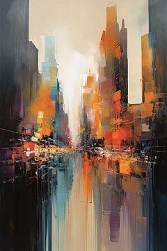 Abstract New York van Imagine