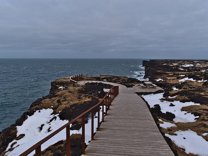 Above the coast of Snæfellsnes by Timon Schneider
