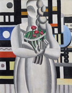 Fernand Léger, Das junge Mädchen mit dem Blumenstrauß, 1921
