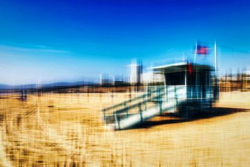 Santa Monica beach by Dieter Walther