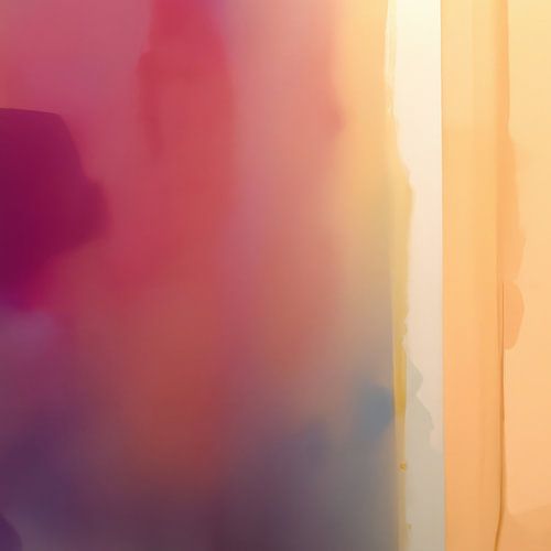 Abstrakte Arbeit neon vibes mit Pastell