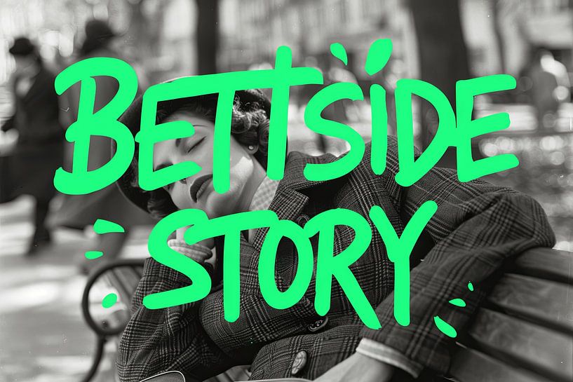 Bedroom poster with saying by Poster Art Shop