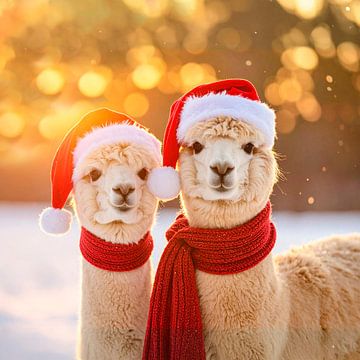 Christmas at the alpacas'...