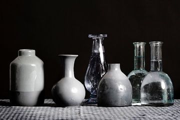 Empty vases, old master style by Anjo Kan