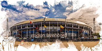 Feijenoord ART Rotterdam Stadion "De Kuip" Voorkant