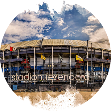 Feijenoord ART Rotterdam Stadion "De Kuip" Voorkant van MS Fotografie | Marc van der Stelt
