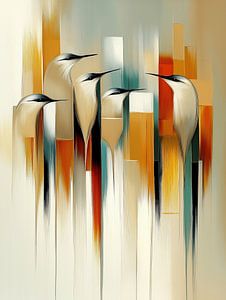 Oiseaux abstrait