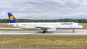 Lufthansa Airbus A321-200 Passagierflugzeug.