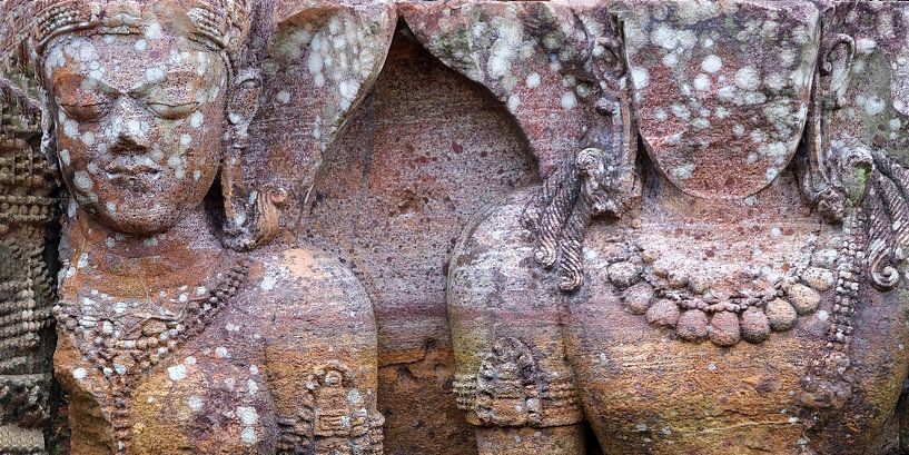 Fragment zonnetempel van Konarak van Affect Fotografie