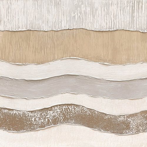 Paysages superposés dans des tons de terre et des textures douces