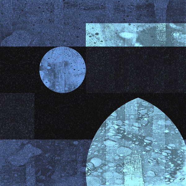 Lune bleue par Mad Dog Art