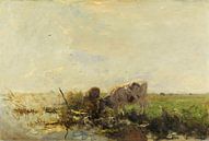 Kühe an einem Teich (1880-1910), Willem Maris von Atelier Liesjes Miniaturansicht