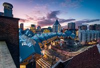 Sunset in Rotterdam
