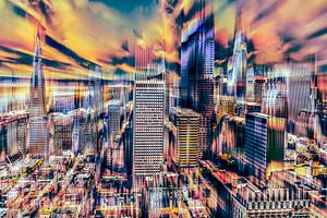 Downtown San Francisco abstrakt