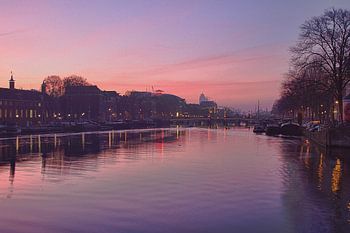 Amsterdam, Amstel am Morgen