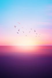 Abstrakter Sonnenuntergang VIII von ARTenyo⃤-