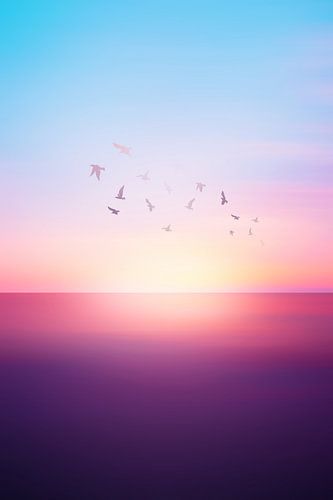 Abstract Sunset VIII