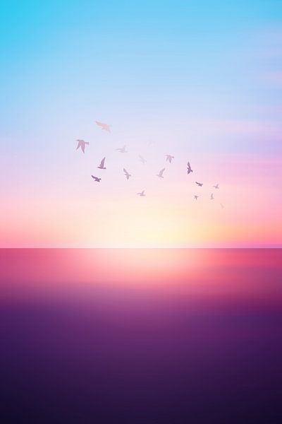 Abstract Sunset VIII van ARTenyo👁⃤-
