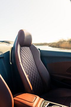 Audi R8 V10 met een Prachtig Zeezicht op de Achtergrond van Sebastiaan van 't Hoog