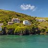 Doc Martin House am Hafen von Port Isaac, Cornwall von Christian Müringer