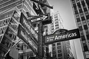 New York Manhattan Street Signs