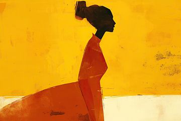 Abstract minimalist painting by ARTEO Paintings