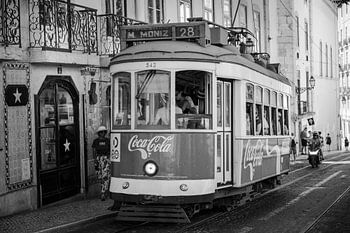 Oldtimer-Straßenbahn Lissabon