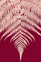 Feuille de fougère Rose