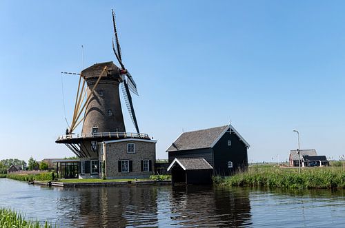 Bleskensgraaf Niederlande. Mühle die Freundschaft.