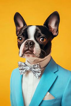 Boston Terrier by Poster Art Shop