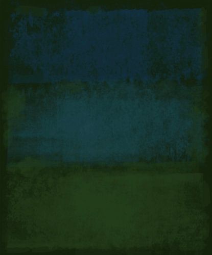 Abstract in diep groene tinten