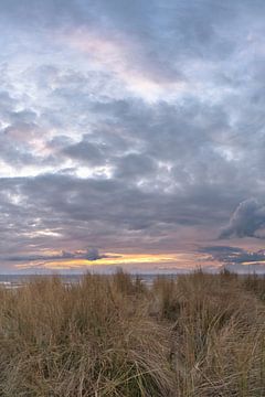Strandovergang op Usedom met uitzicht op de Oostzee van Martin Köbsch