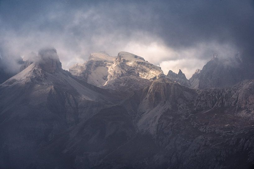 Lichtval in de Italiaanse Dolomieten van Ben De Winter