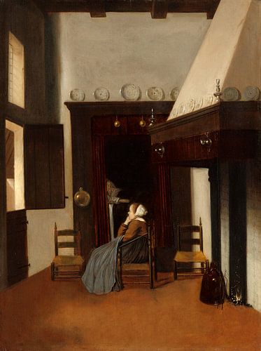 Young Woman in an Interior, Jacobus Vrel