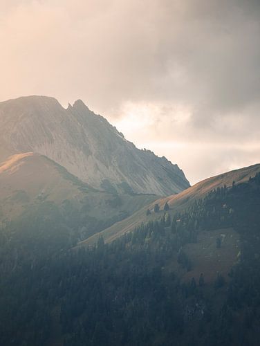 Sonnenuntergang am Gamsberg, Schweiz