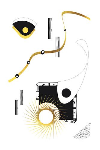 GRAFISCHE KUNST Boven de zon