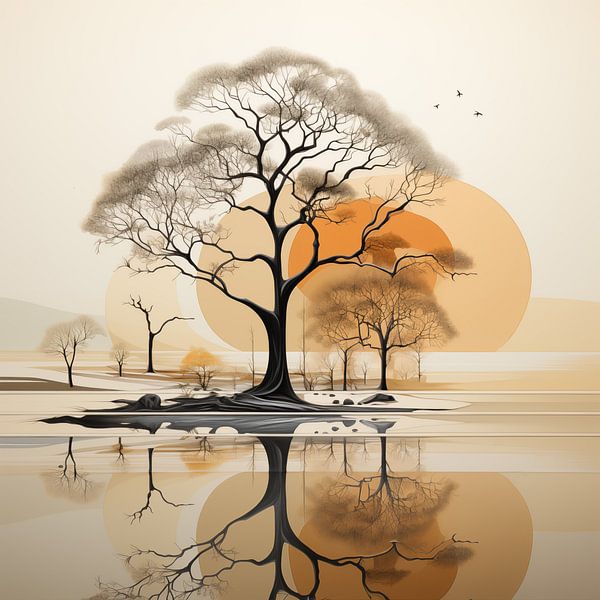 Abstract landscape by Black Coffee