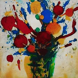 Still life of flowers 11 by Jan Keteleer